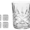 Presentförpackning med whiskeyglas