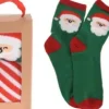 Presentset julstrumpor 2-pack (Ren turkos/rosa)