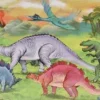 Pussel 80 bitar - Dinosaurier