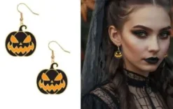 Örhängen Svart pumpa