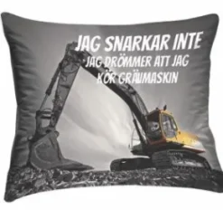 Örngott - Drömmen om grävmaskin