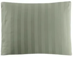 Örngott satin grön