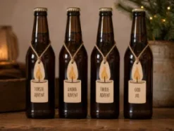 Roliga presentlappar/skyltar för advent