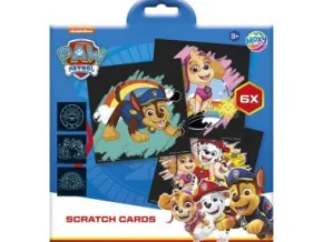 Scratch Art kort - Paw Patrol