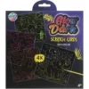 Scratchkort Glow in the Dark 4-pack (Lila förp)