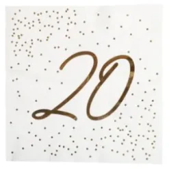 Servetter 16-pack - "20"