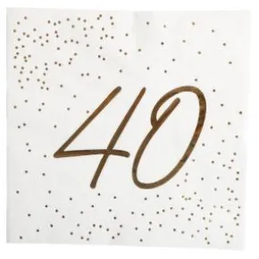 Servetter 16-pack - "40"