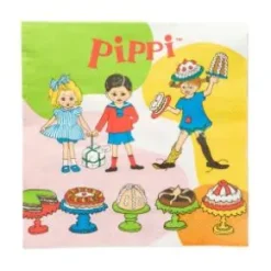 Servetter 16-pack - Pippi Långstrump
