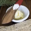 Smörkniv med tomte med röd luva