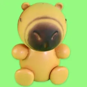Squeeze Capybara med uppblåsbart huvud