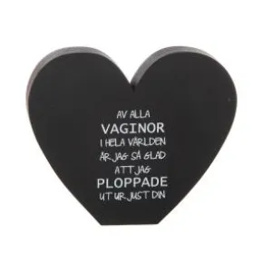 Stående hjärta - Av alla vaginor