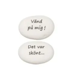 Sten -Vänd på mig! (Vit)