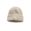 Stickad mössa - Beige
