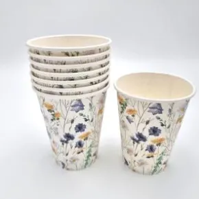 Stora pappersmuggar 8-pack - Sommarmotiv