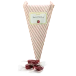 Strut med hallonkola 100g