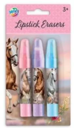Suddgummi 3-pack - Hästar