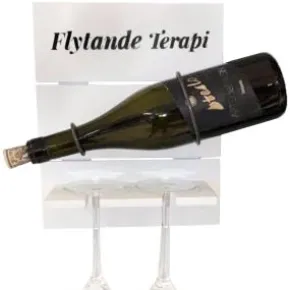 Tavelhylla för flaska och glas - Flytande Terapi