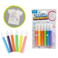 Textilpennor i 6-pack