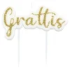 Tårtljus - Grattis
