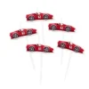 Tårtljus i 5-pack - Racing bilar