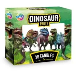 Tårtljus 5-pack - Dinosaurie