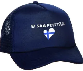 Trucker keps - EI SAA PEITTÄÄ (Marinblå)