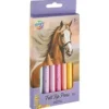 Tuschpennor pastell 8-pack - Hästar