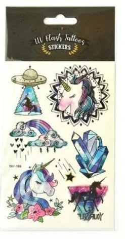 UV-tatueringar Enhörning