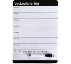 Veckoplanering magnetisk