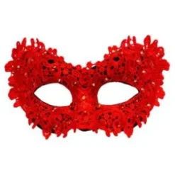 Venetiansk mask (Röd)