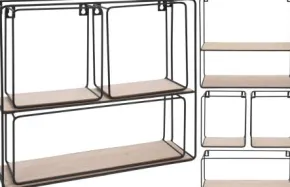 Vägghyllor 4-pack