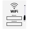 WiFi-skylt magnetisk